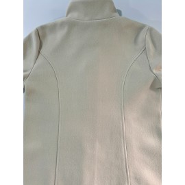 Stylish Solid-Colored Single Breasted Coat - Warm and Cozy Casual Long Sleeve Fall and Winter Outerwear for Women - Soft and Comfortable Fabric, Classic Design, Versatile and Timeless Style, Perfect for Daily Life, Work, and Outdoor Activities