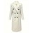 Stylish Double-Breasted Lapel Overcoat - Warm Winter & Fall Essential, Long Sleeve Casual Coat with Classic Design, Soft Fabric, and Comfortable Fit - Women's Clothing for Everyday Wear