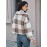 Chic Plaid Teddy Coat - Warm Button-Front Design with Insulated Long Sleeves - Fashion-Forward Winter Thermal Outwear for Women