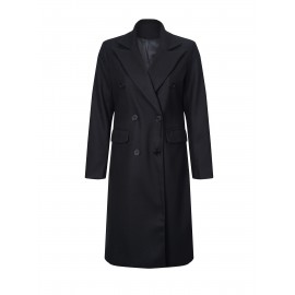 Timeless Classic Double Breasted Trench Coat - Water Resistant, Long Sleeve, Belted, Casual Outerwear for Women - Perfect for Rainy Days, Daily Commute, and Business Casual Occasions