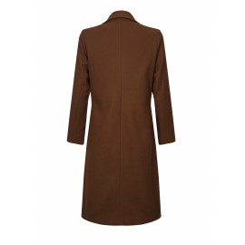 Timeless Classic Double Breasted Trench Coat - Water Resistant, Long Sleeve, Belted, Casual Outerwear for Women - Perfect for Rainy Days, Daily Commute, and Business Casual Occasions
