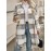 Cozy Plaid Print Fuzzy Long Sleeve Lapel Coat - Soft Micro Elastic Polyester, Machine Washable, Elegant Knit Fabric for Fall & Winter - Casual Thermal Womens Clothing
