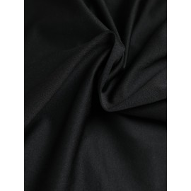 Sexy Off the Shoulder Solid Color Tunic Dress - Elastic Micro Stretchy Fabric, Ruffle Hem Beading Trim, Split Details, Middle East Style Party Bodycon Dress for Women - Summer Polyester Knit Fabric Clothing