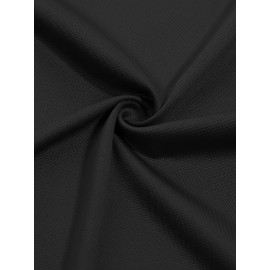 Elegant Long Length V-Neck Asymmetrical Hem Fitted Dress - Tie Waist, Skinny Rhinestoned, Short Sleeve, Polyester, Solid Color, Mid Elasticity - Perfect for Wedding, Occasion, Engagement, Ceremony, Evening Party, Vacation