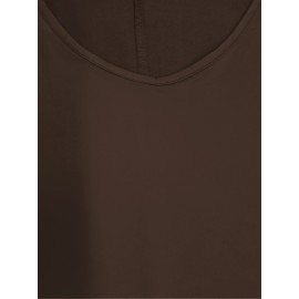 Elegant & Versatile Maxi Dress - Short Sleeve, Pockets, Mid-Elasticity for Women, Ideal for Spring to Fall