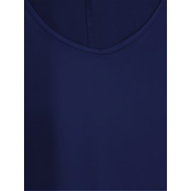 Elegant & Versatile Maxi Dress - Short Sleeve, Pockets, Mid-Elasticity for Women, Ideal for Spring to Fall