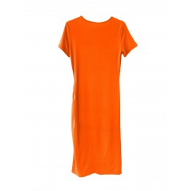 Sexy Cut Out Bodycon Dress - Drawstring Waist, Micro Elasticity, Crew Neck, Short Sleeve, Solid Color, Polyester, Machine Washable, Summer Essential for Women