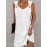 Chic Wavy Stripe V-Neck Sleeveless Mini Dress - Fashionable Womens Clothing for Casual Chic Style
