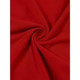 Sexy One Shoulder Ruffle Trim Tunic Dress - Elastic Micro Stretch, Bodycon Fit, Sleeveless, Split Midi, Solid Color, Polyester, Knit Fabric, Perfect for Summer Party Dressing