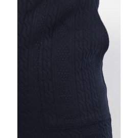 Cozy Cable Knit Sweater - Men's Casual Warm Loose Fit V Neck Pullover Sweater for Fall Winter - Soft Cotton Blend, Slightly Stretchy, Old Money Style, Perfect for Outdoor Activities