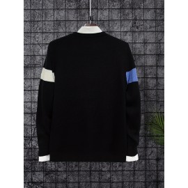 Soft and Cozy Mens Casual Pullover Knit Sweater - Warm, Lightweight, and Breathable - Perfect for Everyday Wear, Not Including Shirt