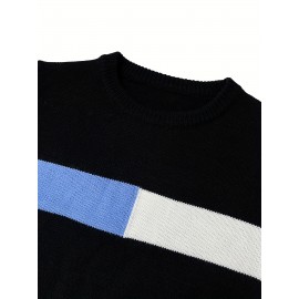 Soft and Cozy Mens Casual Pullover Knit Sweater - Warm, Lightweight, and Breathable - Perfect for Everyday Wear, Not Including Shirt