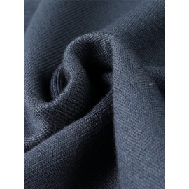 CozyFit Knitted Sweater - Soft, Warm, Slightly Stretchy Crew Neck Pullover for Men - Perfect for Fall and Winter Seasons, Casual Daily Wear, and Outdoor Activities