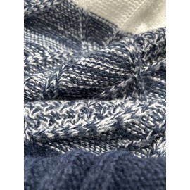 Argyle Masterpiece Sweater - Soft, Warm, Slightly Stretchy Crew Neck Pullover for Men - Perfect for Fall and Winter, Casual, Knitted, Color Block, Men's Sweater