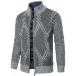 Cozy Thermal Knit Cardigan - Men's Full Zip Up Regular Fit Casual Sweater for Winter - Soft, Warm, and Comfortable