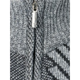 Cozy Thermal Knit Cardigan - Men's Full Zip Up Regular Fit Casual Sweater for Winter - Soft, Warm, and Comfortable