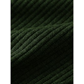 Men's Warm Wool-Blend V-Neck Knit Vest - Comfy Preppy Style Sleeveless Pullover Sweater for Layering