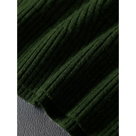 Men's Warm Wool-Blend V-Neck Knit Vest - Comfy Preppy Style Sleeveless Pullover Sweater for Layering