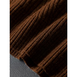 Men's Warm Wool-Blend V-Neck Knit Vest - Comfy Preppy Style Sleeveless Pullover Sweater for Layering