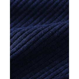 Men's Warm Wool-Blend V-Neck Knit Vest - Comfy Preppy Style Sleeveless Pullover Sweater for Layering