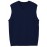 Men's Warm Wool-Blend V-Neck Knit Vest - Comfy Preppy Style Sleeveless Pullover Sweater for Layering