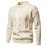Stylish Knit Crew Neck Sweater Pullovers - Soft, Breathable, Mid-Stretch, Long Sleeve, Casual Top for City Walk, Street, Hanging Out, Outdoor Activities - Perfect for Autumn and Winter