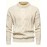 Stylish Knit Crew Neck Sweater Pullovers - Soft, Breathable, Mid-Stretch, Long Sleeve, Casual Top for City Walk, Street, Hanging Out, Outdoor Activities - Perfect for Autumn and Winter