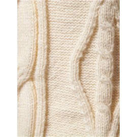 Stylish Knit Crew Neck Sweater Pullovers - Soft, Breathable, Mid-Stretch, Long Sleeve, Casual Top for City Walk, Street, Hanging Out, Outdoor Activities - Perfect for Autumn and Winter