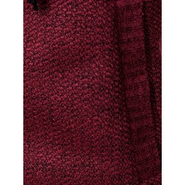 Vintage Style Cardigan Sweater Coat - Softly Stretchy, Warm Fleece Lined, Classic V-Neck, Full Zip Up - Perfect for Mens Casual Occasions, Retro Inspired, Ideal for Fall and Winter Seasons