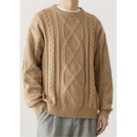 Cozy Winter Knit Pullover Sweater for Men - Soft, Warm, and Trendy - Perfect for Casual Daily Wear, Outdoor Activities, and Gift Giving