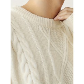 Cozy Winter Knit Pullover Sweater for Men - Soft, Warm, and Trendy - Perfect for Casual Daily Wear, Outdoor Activities, and Gift Giving