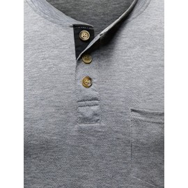 Plus Size Mens Slim Fit Crew Neck Color Block Casual T-Shirt - Soft Slight Stretch Polyester Fabric, Machine Washable, Vintage Style for All Seasons