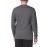 Plus Size Mens Casual Sports Crew Neck Long Sleeve T-Shirts - Soft Medium Stretch Polyester Fabric, Regular Fit, Solid Color, Oversized Tops for Big & Tall Males, Perfect for Spring and Autumn