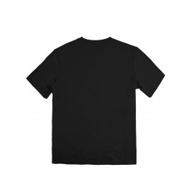 Plus Size Mens Fashion-Forward Letter Pattern T-Shirt - breathable, Summer Outdoor Wear - Perfect Gift for Trendsetting Gentlemen