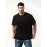 Plus Size Mens Slim Fit Short Sleeve Crew Neck T-Shirts - Soft Slight Stretch Polyester Fabric, Elegant and Mature Solid Color Design, Machine Washable, Perfect for Exercise and Summer Wear