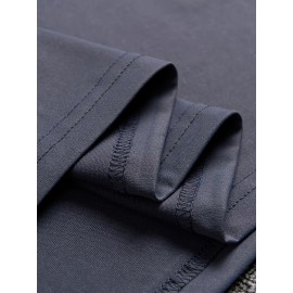 Plus Size 'Rare Breed' Casual Tee for Men - Comfortable, Stretchy, All-Season Crew Neck Top, Easy-Care