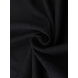 Plus Size 'Rare Breed' Casual Tee for Men - Comfortable, Stretchy, All-Season Crew Neck Top, Easy-Care