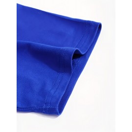 Plus Size 'Rare Breed' Casual Tee for Men - Comfortable, Stretchy, All-Season Crew Neck Top, Easy-Care