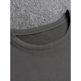 Plus Size 'Rare Breed' Casual Tee for Men - Comfortable, Stretchy, All-Season Crew Neck Top, Easy-Care