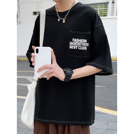 Plus Size Mens Solid T-shirt - Relaxed Fit for Ultimate Comfort, Versatile Casual Fashion Style, Short Sleeve Design for Warm Weather, Oversized Tops for a Loose Fit - Perfect for Daily Wear, Great for Outdoor Activities, Mens Clothing