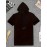 Plus Size Mens Cotton Blend Hoodie T-shirt - Trendy Solid Colors for Spring & Summer - Comfortable Casual Wear