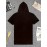 Plus Size Mens Cotton Blend Hoodie T-shirt - Trendy Solid Colors for Spring & Summer - Comfortable Casual Wear