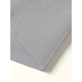 Plus Size Mens Cotton Blend Hoodie T-shirt - Trendy Solid Colors for Spring & Summer - Comfortable Casual Wear