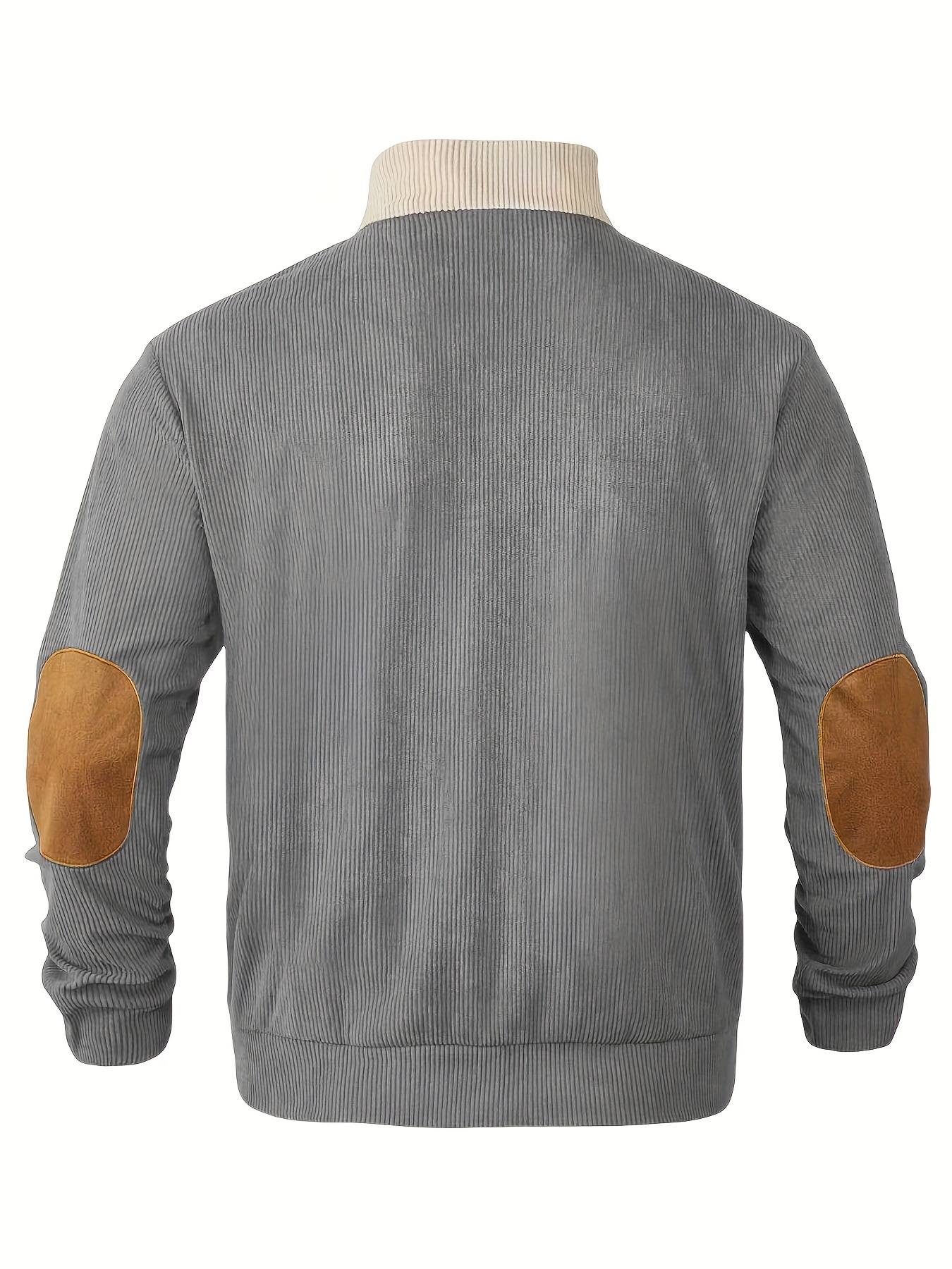 retro color block knitted ribbed sweater mens casual warm stretch stand collar pullover sweater for men old money style details 7