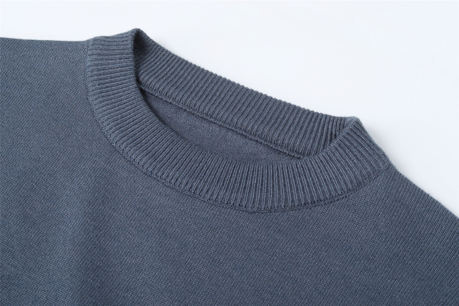 all match knitted sweater mens casual warm slightly stretch crew neck pullover sweater for men details 7
