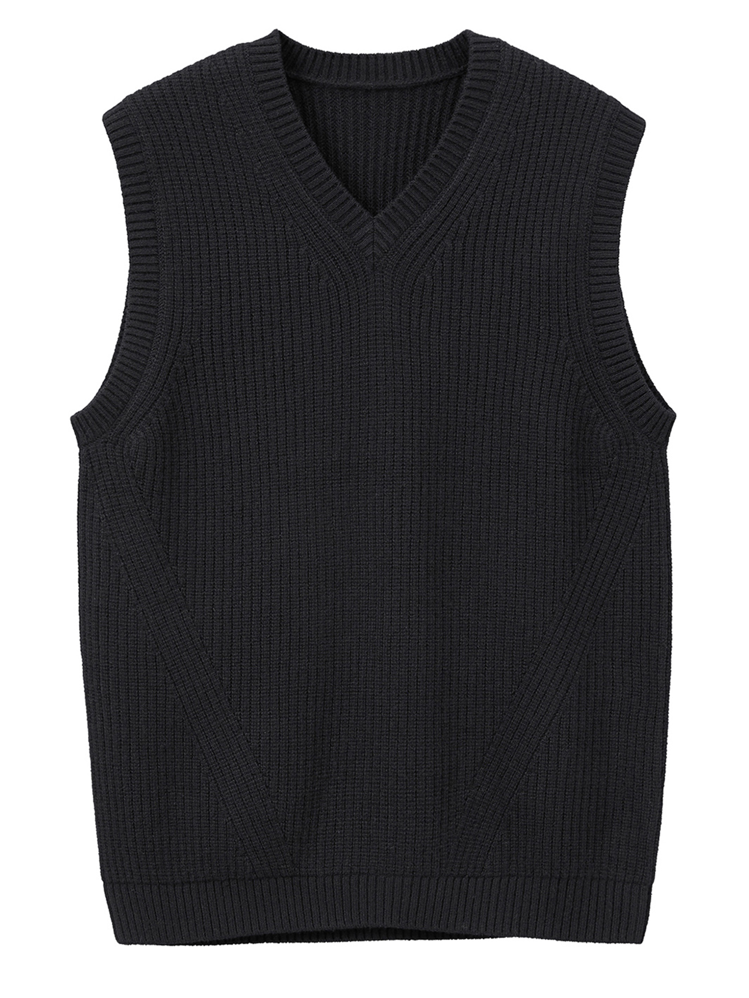mens v neck sweater vest pullover solid color sleeveless sweaters vest details 5
