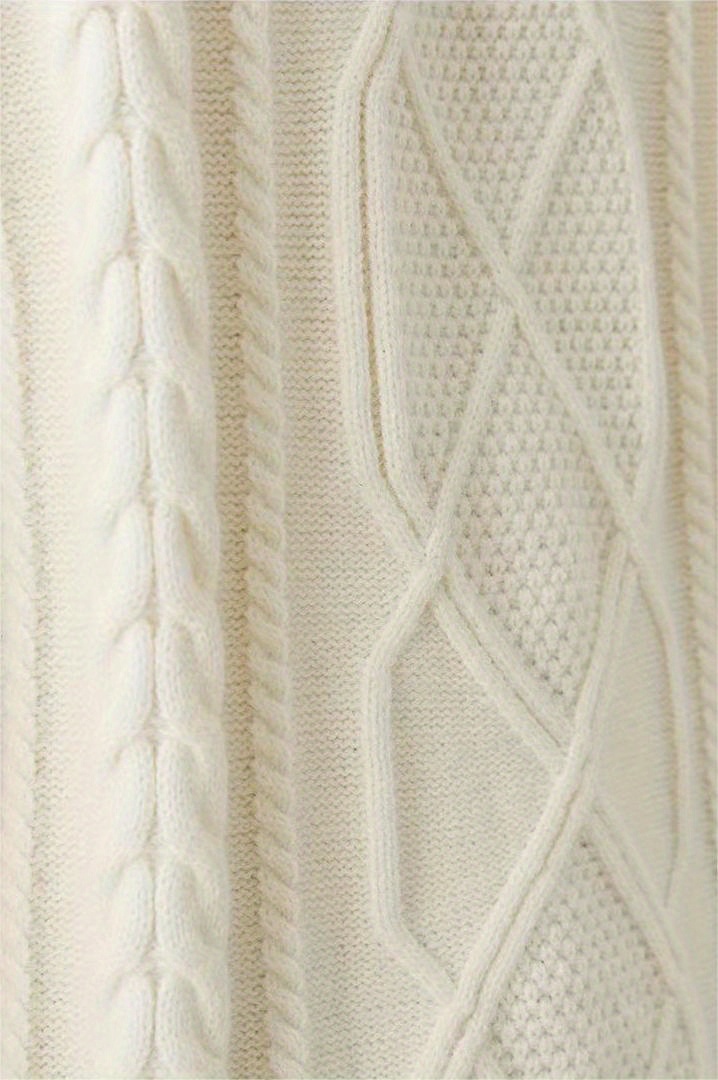 mens warm trendy knitted pullover sweater details 10