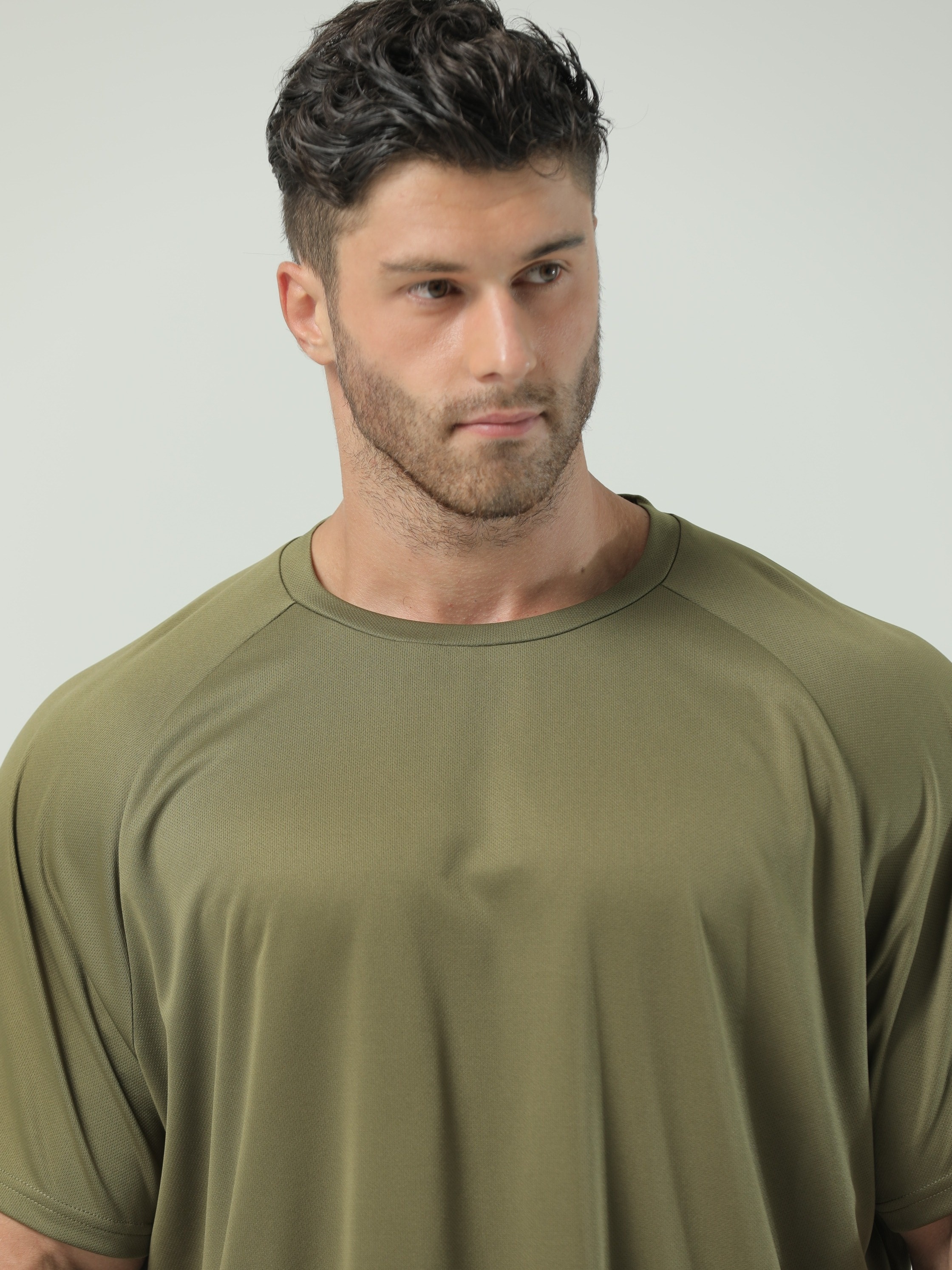 plus size mens breathable quick dry t shirt for sports mens clothing details 18