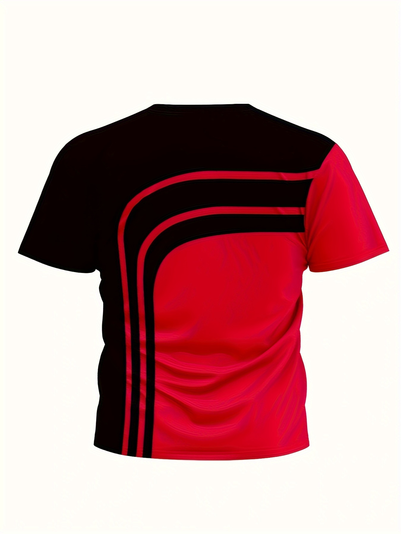 plus size mens stripes print t shirt short sleeve fashion tees summer mens clothing details 1