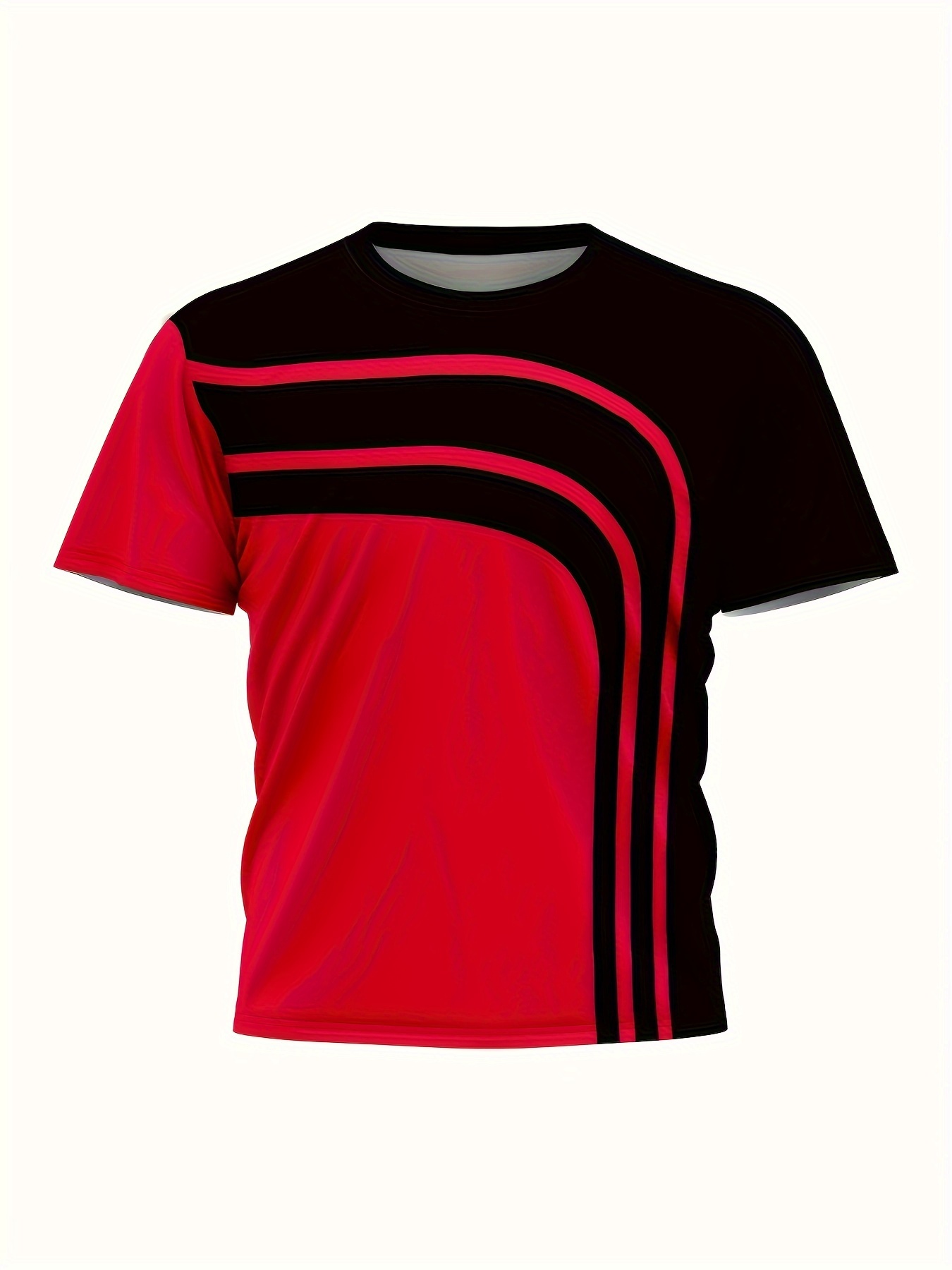 plus size mens stripes print t shirt short sleeve fashion tees summer mens clothing details 2